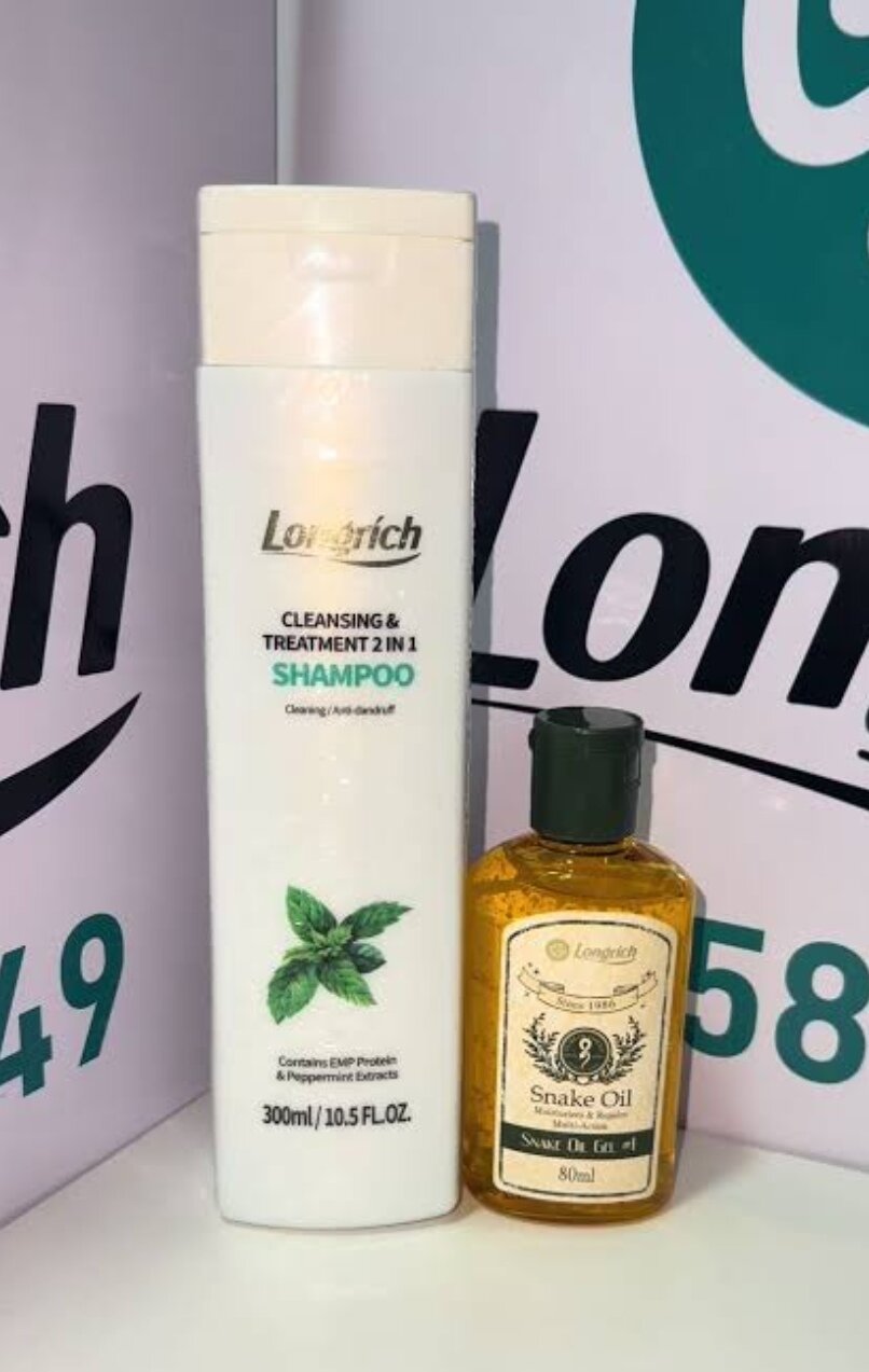 Longrich Cleansing & Treatment – Shampoing 2 en 1 Antipelliculaire – 300 ml