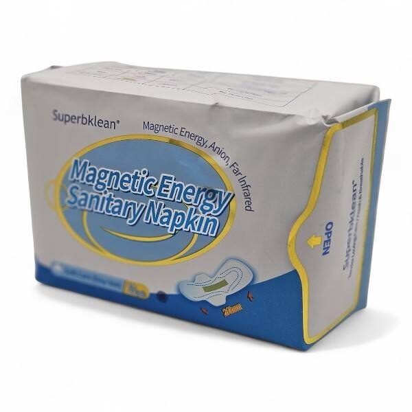Longrich Superbklean – Serviettes Hygiéniques Magnétiques de Jour 260 mm
