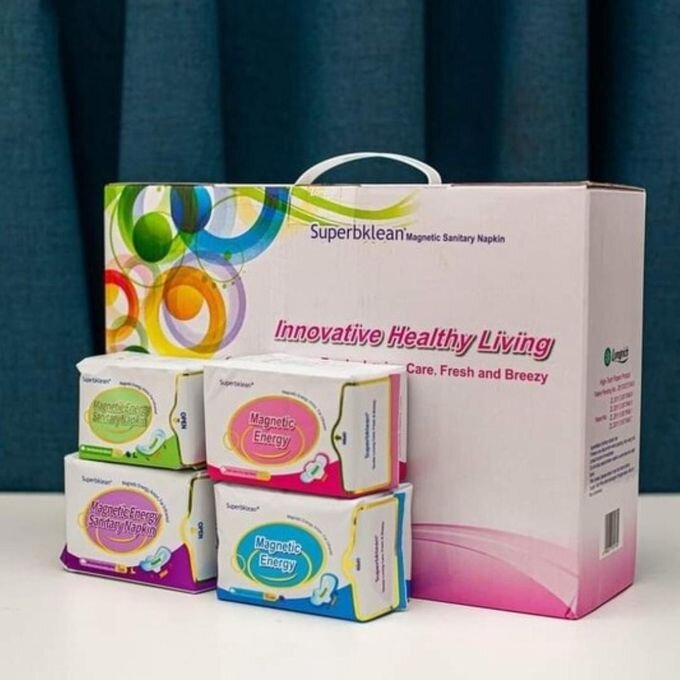 Longrich Superbklean – Pack Mixte 4-en-1 de Serviettes Hygiéniques