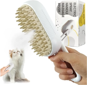 Brosse à vapeur pour enlever les poils du chat
