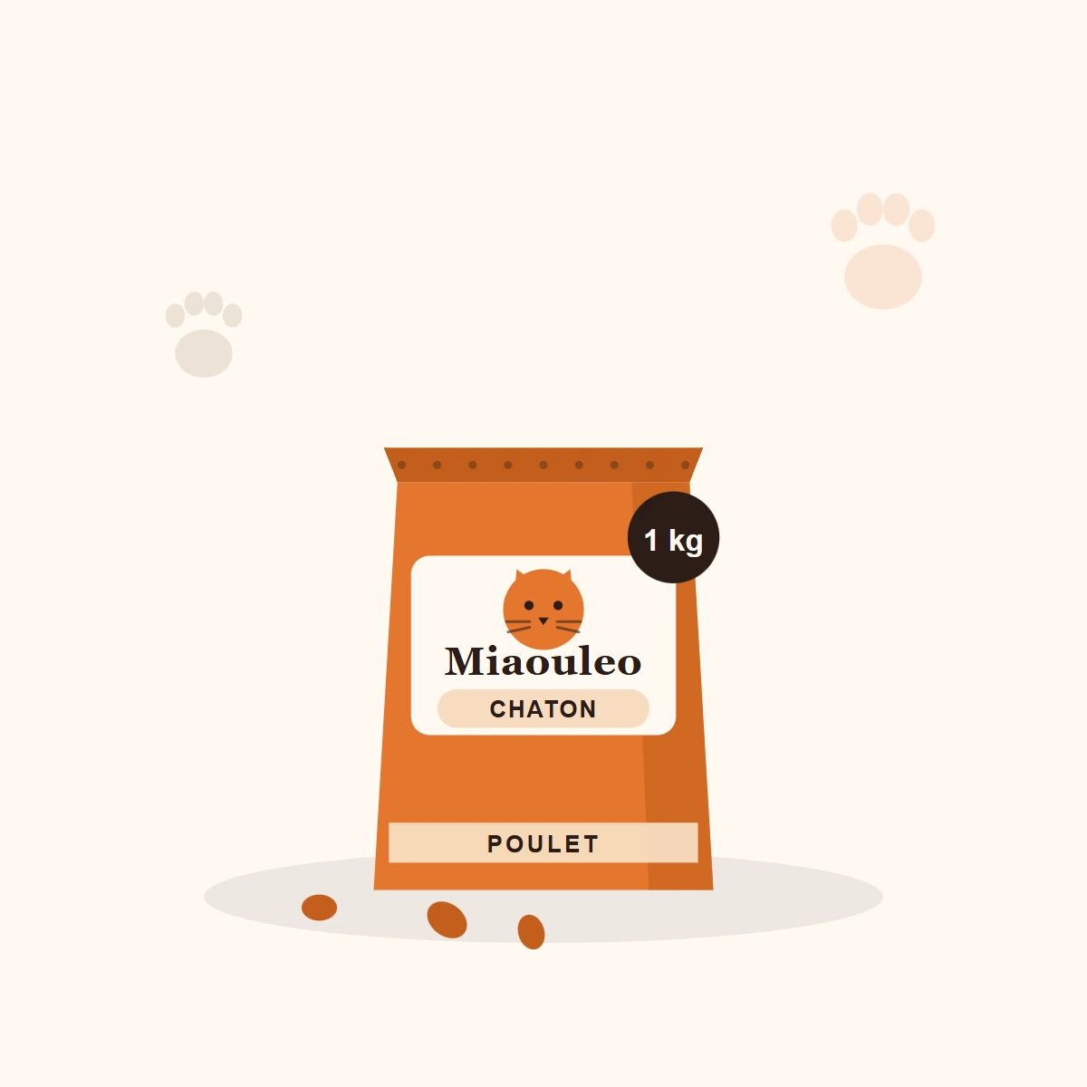 Croquettes Chaton Poulet 1 kg