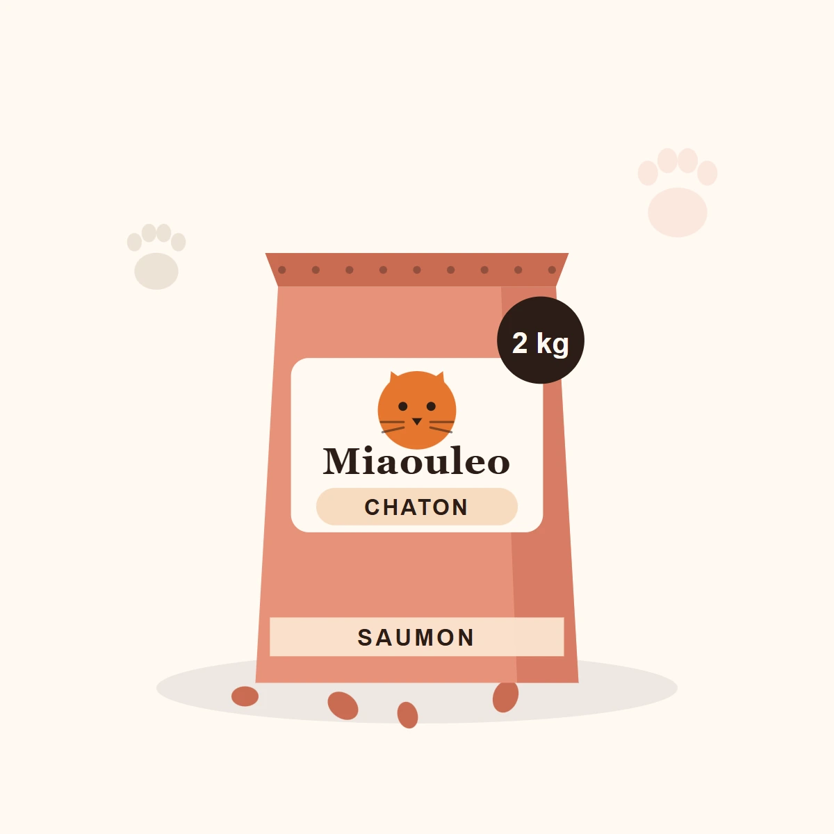 Croquettes Chaton Saumon 2 kg