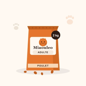 Croquettes Adulte Poulet 2 kg