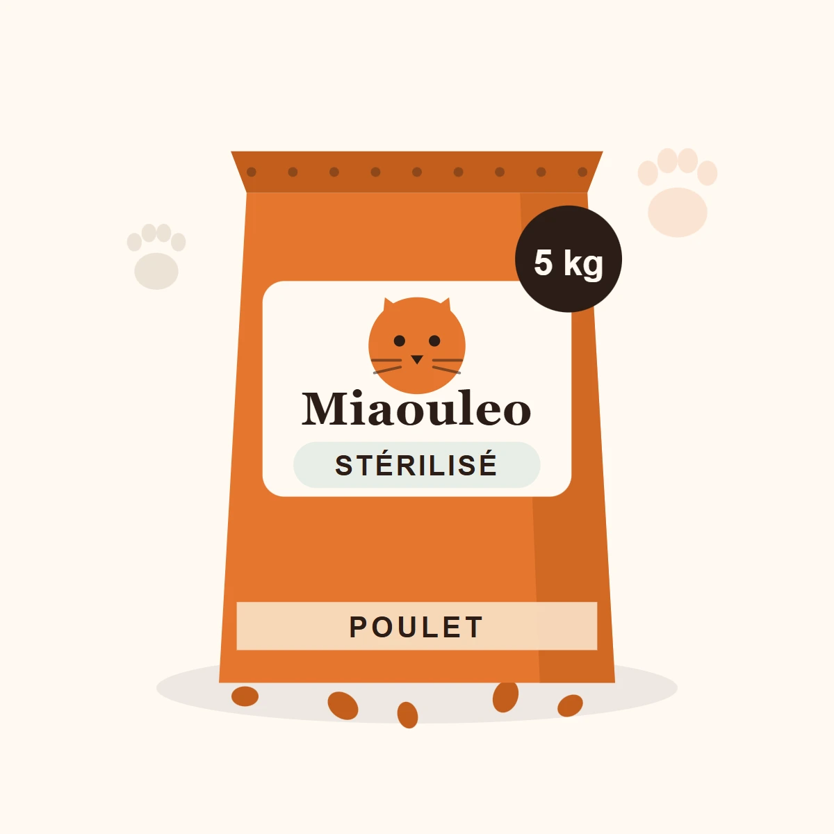 Croquettes Stérilisé Poulet 5 kg