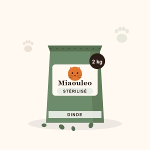 Croquettes Stérilisé Dinde 2 kg