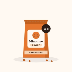 Friandises tendres au poulet 60 g