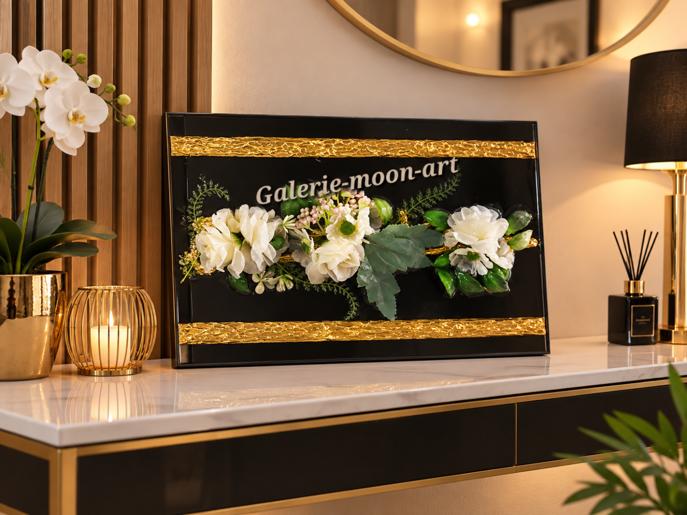 Jardin d’Or – Effet résine