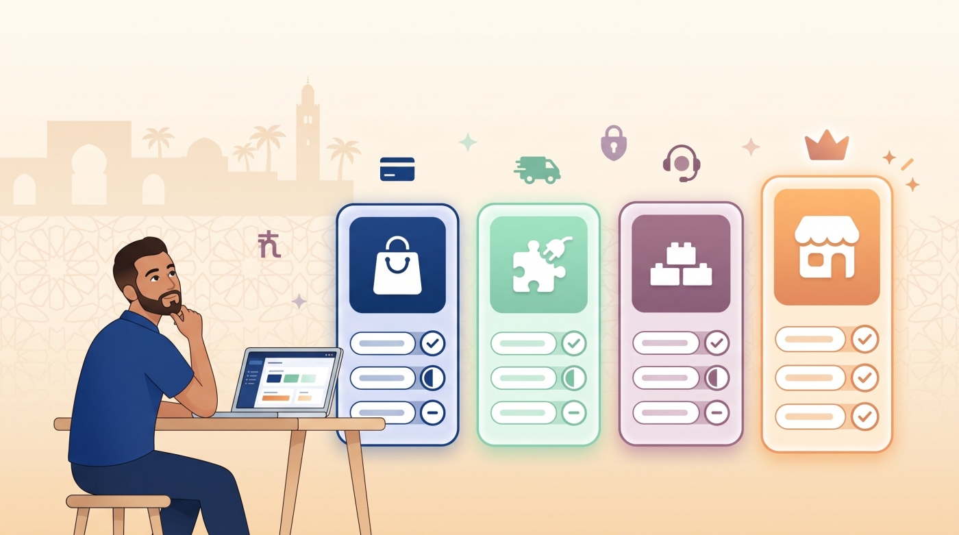 Meilleure plateforme e-commerce au Maroc en 2026 : le comparatif complet