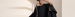 Robe cape rayée épaule dénudée – Bordure dorée
