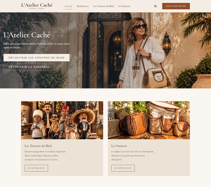 Thème Atelier Caché