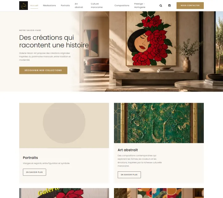 Thème Galerie Moon Art