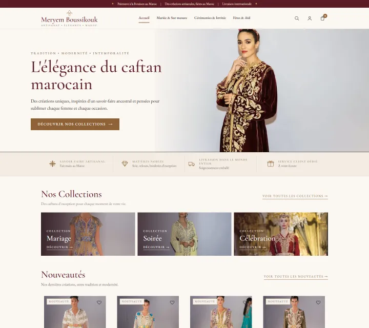 Aperçu du design Maison Caftan