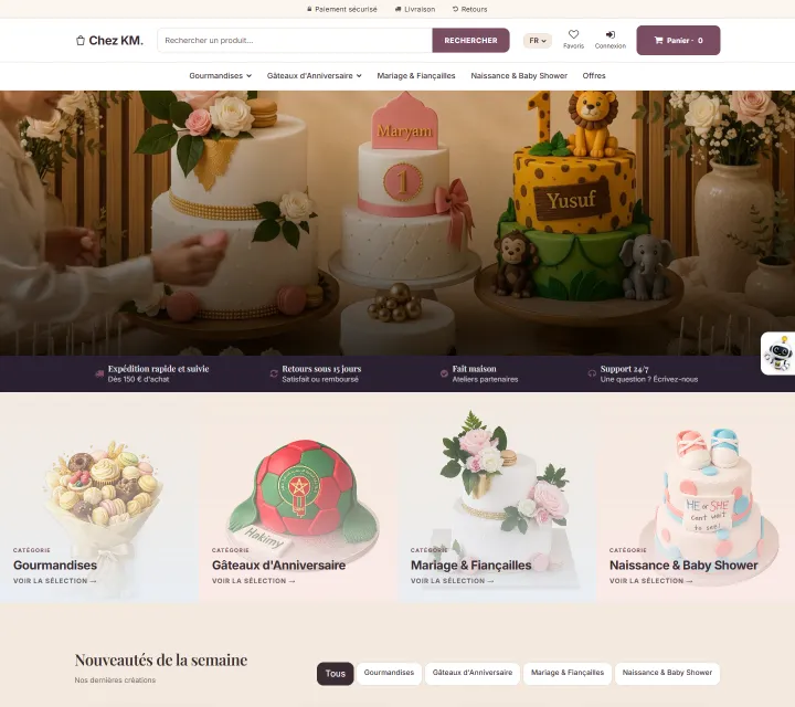Thème Chez KM